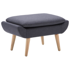 vidaXL sötétszürke szövet kárpitozású lábzsámoly 73 x 43 x 42 cm bútor