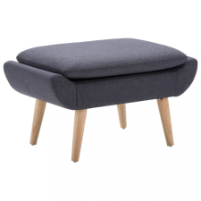 vidaXL Sötétszürke szövet kárpitozású lábzsámoly 73 x 43 x 42 cm bútor