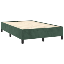 vidaXL sötétzöld bársony ágykeret 120 x 190 cm (379531) ágy és ágykellék