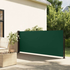 vidaXL sötétzöld behúzható oldalsó napellenző 100 x 300 cm kerti bútor