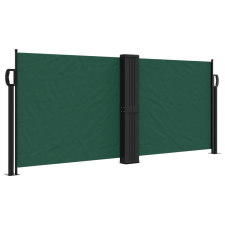 vidaXL sötétzöld behúzható oldalsó napellenző 100 x 600 cm kerti bútor