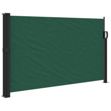 vidaXL sötétzöld behúzható oldalsó napellenző 120 x 600 cm kerti bútor