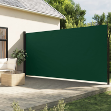 vidaXL sötétzöld behúzható oldalsó napellenző 200 x 500 cm kerti bútor