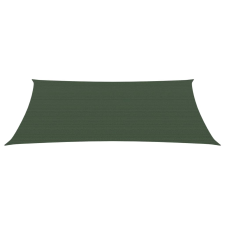 vidaXL sötétzöld HDPE napvitorla 160 g/m² 4 x 5 m kerti bútor