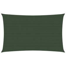 vidaXL sötétzöld HDPE napvitorla 160 g/m² 4 x 6 m kerti bútor