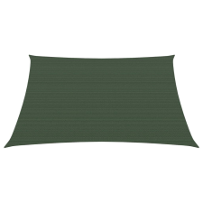 vidaXL sötétzöld HDPE napvitorla 160 g/m² 5 x 5 m kerti bútor