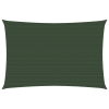 vidaXL sötétzöld HDPE napvitorla 160 g/m² 6 x 7 m