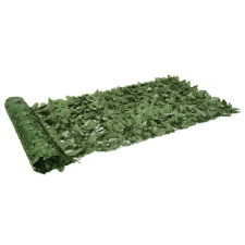 vidaXL sötétzöld leveles erkélyparaván 400 x 100 cm (315488) kerti bútor