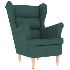 vidaXL sötétzöld szövetfotel 74 x 84 x 100 cm (4016900) bútor