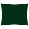 vidaXL Sötétzöld téglalap alakú oxford-szövet napvitorla 2,5 x 3 m