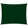 vidaXL sötétzöld téglalap alakú oxford-szövet napvitorla 3,5 x 4,5 m