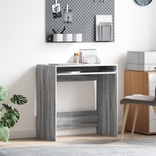 vidaXL Számítógép Asztal Szürke Sonoma Engineered fa Kompakt Egyszerű íróasztal