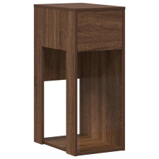 vidaXL Számítógépes toronyállvány fiókkal barna tölgy 30x44x74 cm (858737) íróasztal