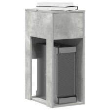 vidaXL számítógépes toronyállvány fiókkal betonszürke 30x44x74cm beton íróasztal