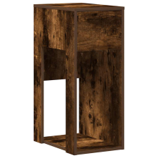 vidaXL Számítógépes toronyállvány fiókkal füstölt tölgy 30x44x74 cm (858735) íróasztal