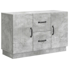 vidaXL Széf fiókkal Betonszürke 89 x 34,5 x 57 cm Szerelt Fa bútor
