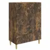 vidaXL Széf Füstös Tölgy 66 x 34,5 x 95 cm Szerelt Fa