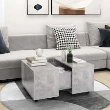 vidaXL szerelt fa dohányzóasztal 60 x 60 x 38 cm bútor