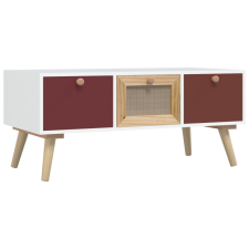 vidaXL szerelt fa dohányzóasztal fiókokkal 80 x 40 x 35,5 cm (352157) bútor