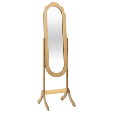 vidaXL szerelt fa szabadon álló tükör 45,5 x 47,5 x 160 cm bútor