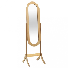 vidaXL szerelt fa szabadon álló tükör 45,5 x 47,5 x 160 cm bútor