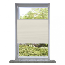 vidaXL Szét Húzható Roló 40x200cm Krém redőny