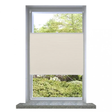 vidaXL Szét Húzható Roló 70x150cm Krém redőny