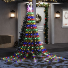 vidaXL színes 320 LED-es karácsonyfafüzér 375 cm karácsonyfa izzósor