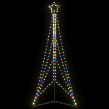 vidaXL színes karácsonyfa fénykúp 483 LED-del 240 cm műfenyő