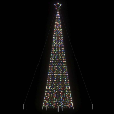 vidaXL színes karácsonyfa fénykúp tüskékkel 1534 LED 500 cm műfenyő