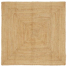 vidaXL Szőnyeg Bézs 120 x 120 cm Juta lakástextília