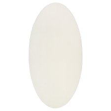 vidaXL Szőnyegek Krém Gyapjú 100 x 200 cm Területszőnyeg Ovális (4103622) lakástextília