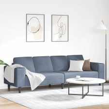vidaXL Szövet kanapé párnával Kék 208 cm Bársony anyag bútor