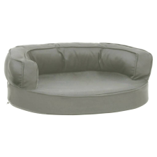 vidaXL szürke ergonomikus vászonhatású kutyaágymatrac 60 x 42 cm (171295) szállítóbox, fekhely kutyáknak