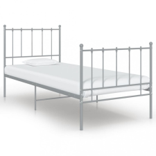 vidaXL szürke fém ágykeret 100 x 200 cm ágy és ágykellék