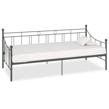 vidaXL szürke fém kanapéágy-keret 90 x 200 cm ágy és ágykellék