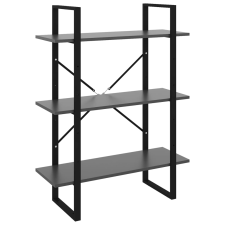 vidaXL szürke forgácslap könyvszekrény 80 x 30 x 105 cm (806529) bútor