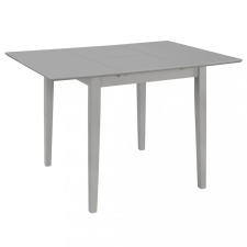 vidaXL szürke kihúzható MDF étkezőasztal (80-120)x80x74 cm bútor