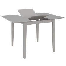 vidaXL szürke kihúzható MDF étkezőasztal (80-120)x80x74 cm (247627) bútor