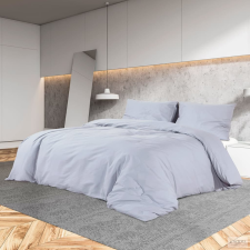 vidaXL Szürke mikroszálas ágyneműhuzat-garnitúra 225x220 cm lakástextília