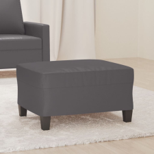 vidaXL Szürke műbőr lábzsámoly 70x55x41 cm bútor