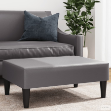 vidaXL Szürke műbőr lábzsámoly 77x55x31 cm bútor
