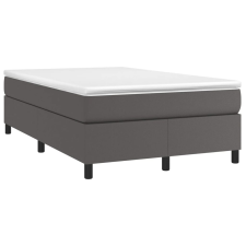 vidaXL szürke műbőr rugós ágy matraccal 120x190 cm (3269701) ágy és ágykellék