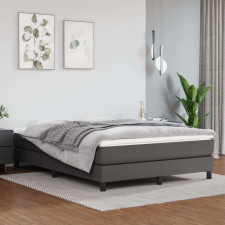 vidaXL szürke műbőr zsebrugós ágymatrac 140x190x20 cm ágy és ágykellék