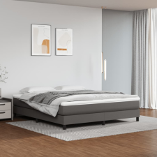 vidaXL Szürke műbőr zsebrugós ágymatrac 160x200x20 cm ágy és ágykellék