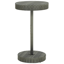 vidaXL szürke polyrattan kerti asztal 60,5 x 106 cm (45857) kerti bútor