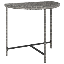 vidaXL szürke polyrattan kerti asztal 80 x 50 x 75 cm (316655) kerti bútor