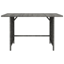 vidaXL szürke polyrattan kerti étkezőasztal 110 x 70 x 65 cm (313497) kerti bútor