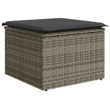 vidaXL szürke polyrattan kerti szék párnával 55 x 55 x 37 cm (366119) kerti bútor