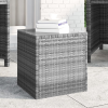 vidaXL szürke polyrattan kisasztal 40 x 37 x 40,5 cm